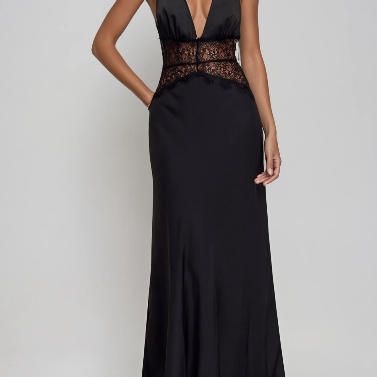 Noelle Plunge Maxi Dress